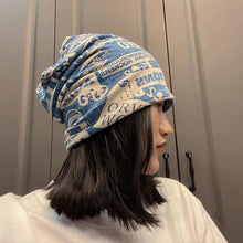 将图片加载到图库查看器,Unisex Beanie Hats Autumn Comfortable Cotton Hat Men Retro Knitted Hat Women Balaclava Sports Kerchief Bobble Hat Spring Knit Slouchy Lightweight Knit Hat Slouch Cap Casual Box Skellies Beanies Thin Bonnet Cap Autumn Casual Beanies Hat