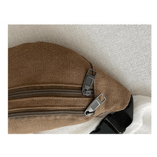 Load image into Gallery viewer, Unisex Casual Canvas Waist Bag Functional Comfortable Waist Bag Classic Waterproof Cross Body Traveling Bag