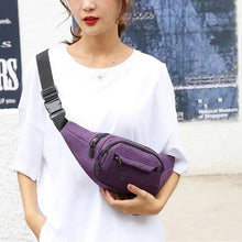 Load image into Gallery viewer, Unisex Casual Crossbody Women Waist Bag Retro Design Large Capacity Canvas Travel Adjustable Phone Bag Fanny Hip Bags Hands-Free Wallets Waist Pack
