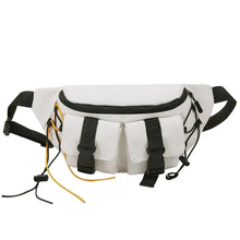 Load image into Gallery viewer, Unisex Casual Stylish Zipper Fanny Black Waist Bag Comfortable Travel Cross Body Bag Large Capacity Bags