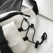 Load image into Gallery viewer, Unisex Casual Stylish Zipper Fanny Black Waist Bag Comfortable Travel Cross Body Bag Large Capacity Bags