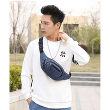 Load image into Gallery viewer, Unisex Classic Design Sports Fanny Pack Stylish Waist Bag Large Capacity Outdoor Travel Waist Bag