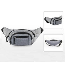 Load image into Gallery viewer, Unisex Classic Design Sports Fanny Pack Stylish Waist Bag Large Capacity Outdoor Travel Waist Bag