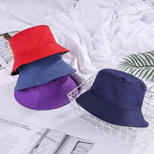 Load image into Gallery viewer, Unisex Double-faced Bucket Hat Colorful Sunscreen Women One Size Hat Outdoor Activities Modern Men Hats