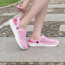 将图片加载到图库查看器,Unisex Fashion Beach Sandals Thick Sole Slipper Waterproof Anti-Slip Sandals Flip Flops Breathable Uppers Quick-Drying Garden Sandals Beach Slippers Slip On Clogs