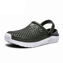 将图片加载到图库查看器,Unisex Fashion Beach Sandals Thick Sole Slipper Waterproof Anti-Slip Sandals Flip Flops Breathable Uppers Quick-Drying Garden Sandals Beach Slippers Slip On Clogs