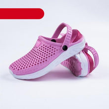 将图片加载到图库查看器,Unisex Fashion Beach Sandals Thick Sole Slipper Waterproof Anti-Slip Sandals Flip Flops Breathable Uppers Quick-Drying Garden Sandals Beach Slippers Slip On Clogs