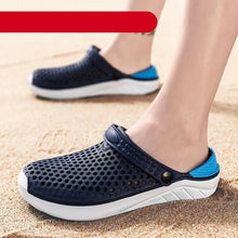 将图片加载到图库查看器,Unisex Fashion Beach Sandals Thick Sole Slipper Waterproof Anti-Slip Sandals Flip Flops Breathable Uppers Quick-Drying Garden Sandals Beach Slippers Slip On Clogs