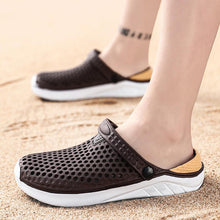 Load image into Gallery viewer, Unisex Fashion Beach Sandals Thick Sole Slipper Waterproof Anti-Slip Sandals Flip Flops Summer Breathable Mesh Sandals Beach Footwear Anti-Slip Slippers Quick Drying Sandals