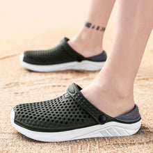 Load image into Gallery viewer, Unisex Fashion Beach Sandals Thick Sole Slipper Waterproof Anti-Slip Sandals Flip Flops Summer Breathable Mesh Sandals Beach Footwear Anti-Slip Slippers Quick Drying Sandals
