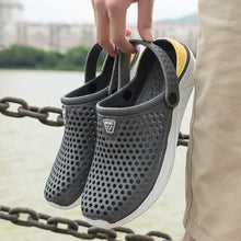 Load image into Gallery viewer, Unisex Fashion Beach Sandals Thick Sole Slipper Waterproof Anti-Slip Sandals Flip Flops Summer Breathable Mesh Sandals Beach Footwear Anti-Slip Slippers Quick Drying Sandals