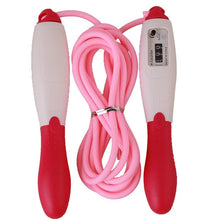 将图片加载到图库查看器,Unisex Fitness Jump Ropes With Counter Sports Fitness Adjustable Fast Speed Counting Jump Skip Rope Wire Calories Counting Cordless Rope Skipping For Adult Boys Girls