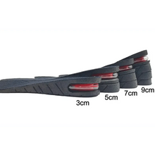 将图片加载到图库查看器,Unisex Height Increase Air Cushion 3-9cm Height Adjustable Cut Shoe Heel Insert Makes You Taller Foot Shoes Support