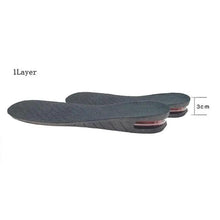 将图片加载到图库查看器,Unisex Height Increase Air Cushion 3-9cm Height Adjustable Cut Shoe Heel Insert Makes You Taller Foot Shoes Support