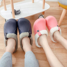 将图片加载到图库查看器,Unisex Home Shoes Winter Clogs Indoor Plush Warm Slippers Sandals For Women New Fashion Footwear Soft Slides Cozy Indoor Outdoor Knit Slipper Clog With Plush Warm Fur Lining Slippers For Women