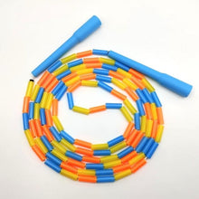 将图片加载到图库查看器,Unisex Jump Rope Stripe Ropes With Plastic Handles For Any Skill Level Sports Segmented Jump Rope For Outdoor Fitness Gym Men Women Kids Best For Sports Outdoors Jumping Rope 2.9m