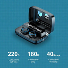 将图片加载到图库查看器,Unisex Lightweight Wireless Headphones Bluetooth 5.1 Headphones Waterproof Sport Earphone Headset Bluetooth Earpiece Sports Headphones Wireless Wearable Music Player Sweatproof Workout Portable Headphones LED Smart Screen Display Design