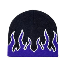 Load image into Gallery viewer, Unisex Modern Fire Design Soft Warm Beanies Comfortable Winter One Size Caps For Men And Women