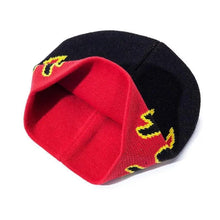 Load image into Gallery viewer, Unisex Modern Fire Design Soft Warm Beanies Comfortable Winter One Size Caps For Men And Women