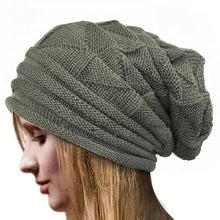 Load image into Gallery viewer, Unisex Oversized Knitted Baggy Beanie