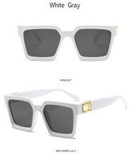 Load image into Gallery viewer, Unisex Polarized Black Summer Sunglasses Classic Style Sunglasses For Men Square Shape Design Eyeglasses For Men/Women Luxury Mirror Retro Style High Quality Glasses For Female