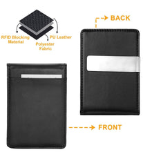 将图片加载到图库查看器,Unisex PU Leather Wallet RFID Blocking