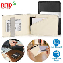 将图片加载到图库查看器,Unisex PU Leather Wallet RFID Blocking