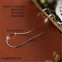Load image into Gallery viewer, Unisex Snake Chain Necklace