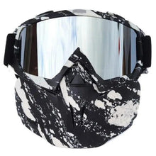 Load image into Gallery viewer, Unisex Snowboard Glasses Snowmobile Skiing Goggles For Men Women Windproof Sunglasses With Detachable Mask