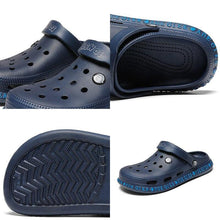 将图片加载到图库查看器,Unisex Summer Casual Sandals Breathable Flats Lightweight Comfortable Slip-on Water Clogs Shoes Slippers Lightweight Beach Outdoor Shoes For Men And Women