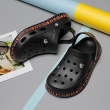 将图片加载到图库查看器,Unisex Summer Casual Sandals Breathable Flats Lightweight Comfortable Slip-on Water Clogs Shoes Slippers Lightweight Beach Outdoor Shoes For Men And Women