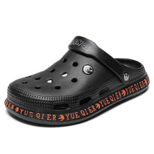 将图片加载到图库查看器,Unisex Summer Casual Sandals Breathable Flats Lightweight Comfortable Slip-on Water Clogs Shoes Slippers Lightweight Beach Outdoor Shoes For Men And Women