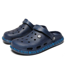 将图片加载到图库查看器,Unisex Summer Casual Sandals Breathable Flats Lightweight Comfortable Slip-on Water Clogs Shoes Slippers Lightweight Beach Outdoor Shoes For Men And Women