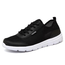 将图片加载到图库查看器,Unisex Summer Sneakers Breathable Casual Shoes Couple Fashion Lace Up Mens Mesh Flats Comfortable Walking Footwear Fashion New Lightweight Casual Sneakers