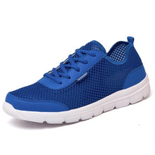 将图片加载到图库查看器,Unisex Summer Sneakers Breathable Casual Shoes Couple Fashion Lace Up Mens Mesh Flats Comfortable Walking Footwear Fashion New Lightweight Casual Sneakers