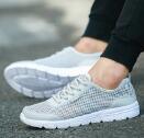 将图片加载到图库查看器,Unisex Summer Sneakers Breathable Casual Shoes Couple Fashion Lace Up Mens Mesh Flats Comfortable Walking Footwear Fashion New Lightweight Casual Sneakers
