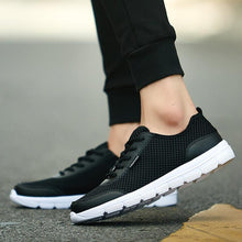 将图片加载到图库查看器,Unisex Summer Sneakers Breathable Casual Shoes Couple Fashion Lace Up Mens Mesh Flats Comfortable Walking Footwear Fashion New Lightweight Casual Sneakers
