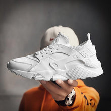 Load image into Gallery viewer, Unisex White Sneakers Mesh Sports Trainers Running Summer Mens Flat Casual Sport Shoes Casual Sports Tennis Road Sneakers Comfortable Modern Design