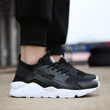 Load image into Gallery viewer, Unisex White Sneakers Mesh Sports Trainers Running Summer Mens Flat Casual Sport Shoes Casual Sports Tennis Road Sneakers Comfortable Modern Design