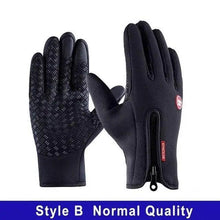 Load image into Gallery viewer, Unisex Winter Blue Touch Screen Gloves Windproof Men And Women Ski Touchscreen Texting Gloves Autumn Warm And Soft Anti Slip Gloves For Cold Weathers