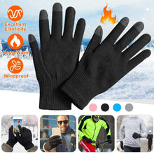 Load image into Gallery viewer, Unisex Winter Knit Gloves Touchscreen