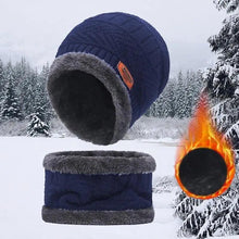Load image into Gallery viewer, Unisex Winter Scarf Warm Beanies Breathable Hats One Size For Boys Modern Design Cap And Scarf Sets