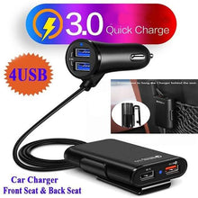 Load image into Gallery viewer, Universal 4 Ports USB Car Charger