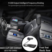 Load image into Gallery viewer, Universal 4 Ports USB Car Charger
