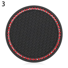 将图片加载到图库查看器,Universal Vehicle Bling Cup Holder Bling Glitter Acrylic Diamond Car Coaster PVC Travel Auto Cup Mats Insert Coaster Anti Slip Crystal Vehicle Bling Car Coasters Pink PVC Travel Auto Cup Holder Insert Coaster Anti Slip Crystal Vehicle Interior Accessories