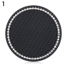 将图片加载到图库查看器,Universal Vehicle Bling Cup Holder Bling Glitter Acrylic Diamond Car Coaster PVC Travel Auto Cup Mats Insert Coaster Anti Slip Crystal Vehicle Bling Car Coasters Pink PVC Travel Auto Cup Holder Insert Coaster Anti Slip Crystal Vehicle Interior Accessories