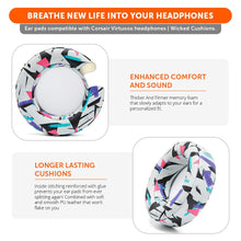 Load image into Gallery viewer, Upgraded Corsair Virtuoso Ear pads