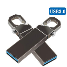 Load image into Gallery viewer, USB 3.0 Metal Pen Drive 8GB 16GB 32GB 64GB USB Flash Drive Flash Stick Disk On Key 3.0 Memory Stick Dual Memory Stick for Laptop PC Mac Computer Car Audio Projector