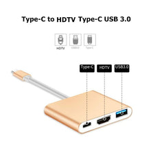 将图片加载到图库查看器,USB C to HDMI 4K VGA Adapter Compatible VGA USB C 3.0 Hub Adapter Charging Power PD Port Compatible For TV Laptop Projector