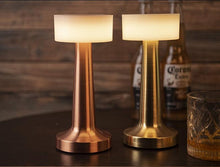 Load image into Gallery viewer, USB Dimming Bar Desk Lamp Hotel Coffee Shop Wireless Charging Touch Bedroom Bedside LED Restaurant Table Lights Art Night Light Decorative Table Lamp Cute Study Lamps for Bedroom Décor